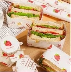 Reusable Custom Printed Food Wrapping Paper Varnish 80g For Baking