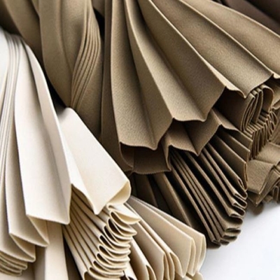ISO Woven Cloth Textile Fabric Pleat Paper White A4 62gsm For Bedding Wedding