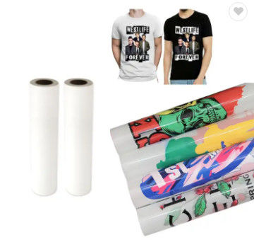 Φύλλα μεταφοράς DTF λευκού PET για εκτύπωση ενδυμάτων και διακόσμηση υφασμάτων
